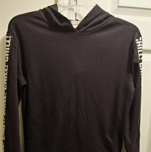 Nasty Gal Tops - Dirtee Laundry Women's Black Chill Streetwear Hoodie